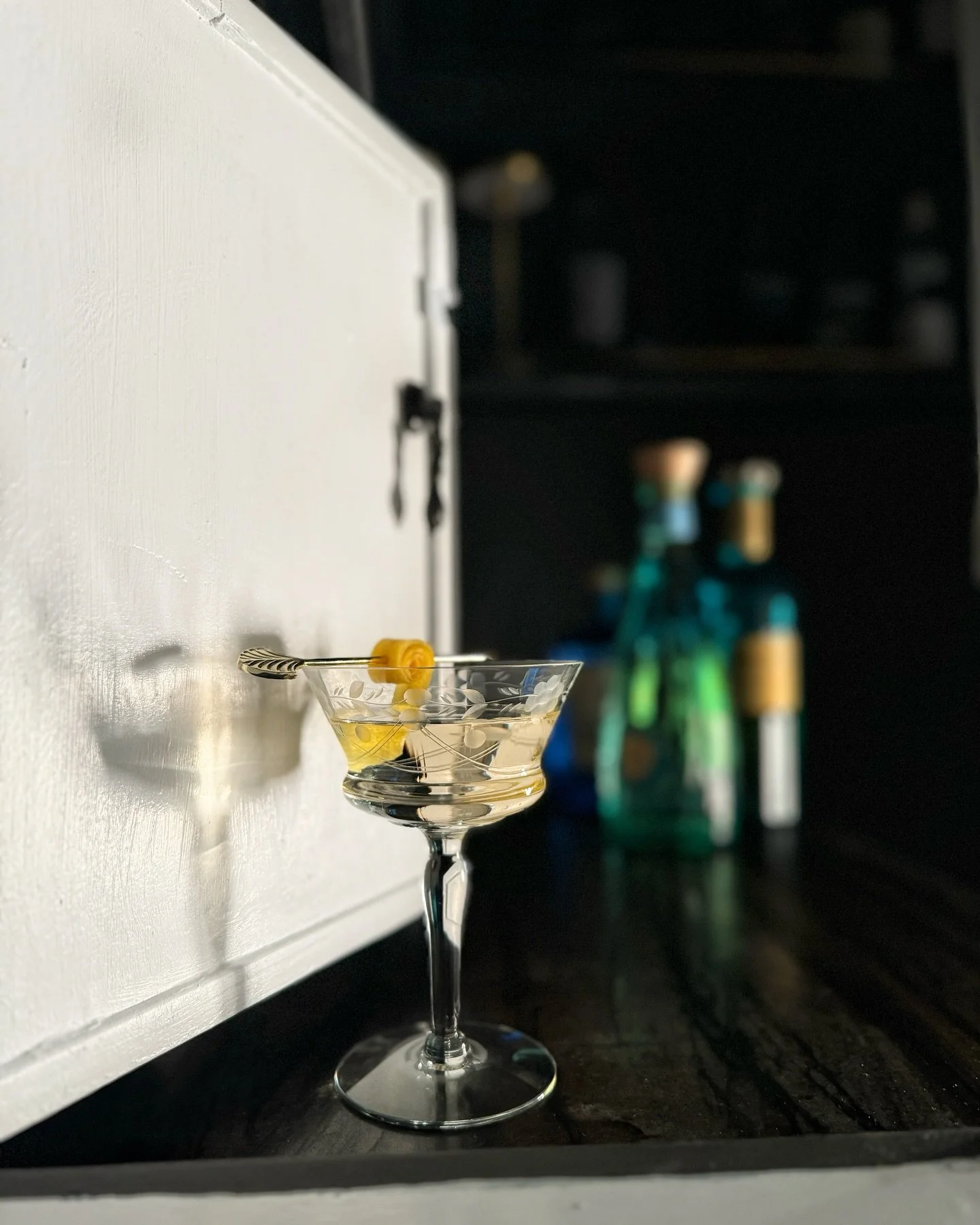 This little hidden passthrough from the kitchen inside the old  1925 ironing board cabinet might be my favorite feature of the speakeasy build. We still have a couple more months until completion. I can&rsquo;t wait to show you the final product. Unt