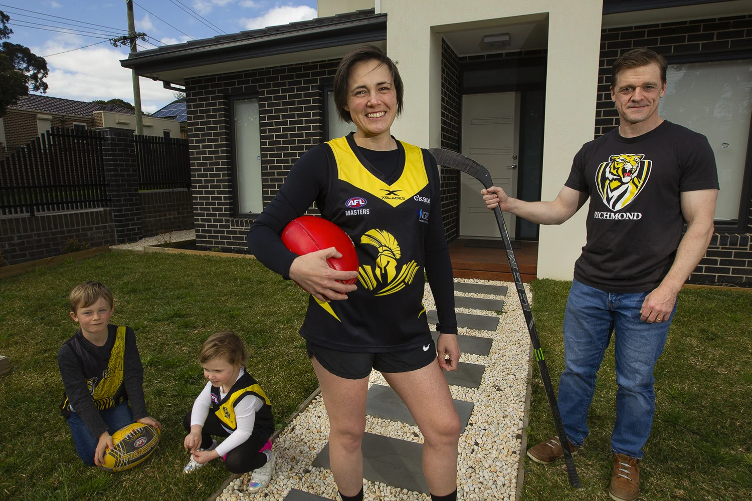 After consulting her husband, Ashley Preston uprooted her family and moved from Canada to the southern hemisphere city of Melbourne for a new job. Then she took on its indigenous football code in a new competition!