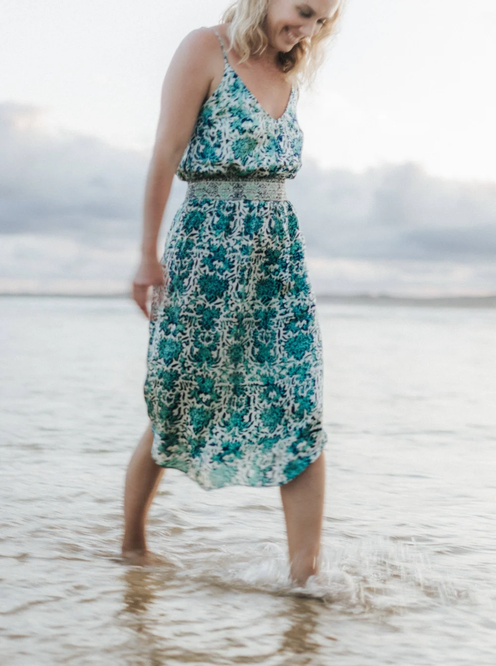 silk beach dress Wholesale Boho silk summer maxi summer dress, sea green, romantic for your store