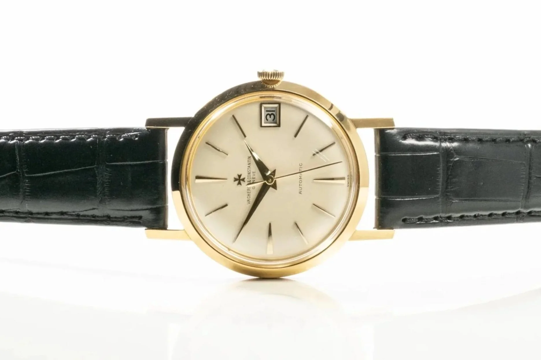 VACHERON CONSTANTIN Automatik mit Datum Gelbgold