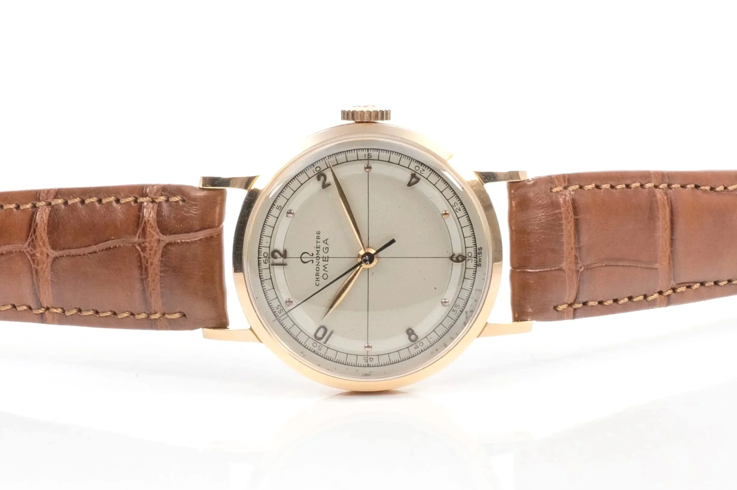 OMEGA seltener Chronometer 18ct. Roségold