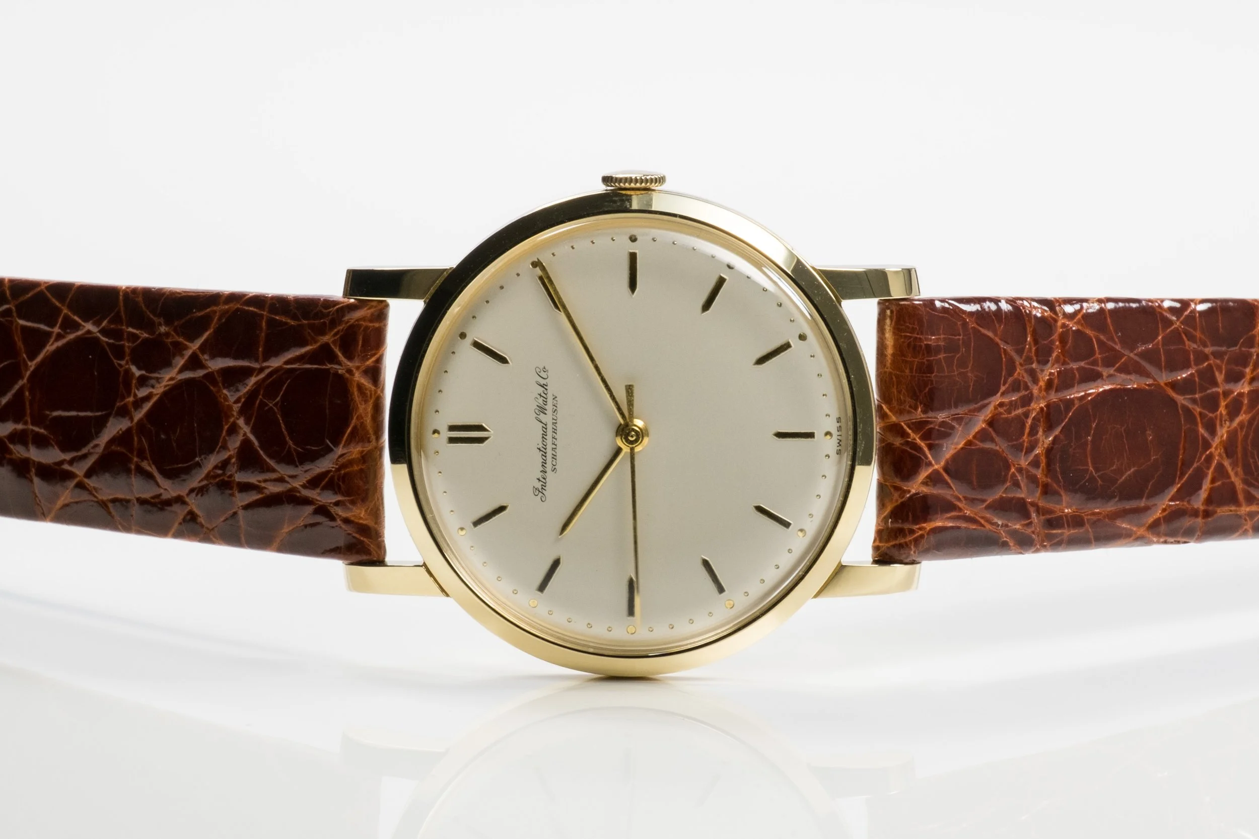 IWC Zentralsekunde Handaufzug 18ct. Gelbgold