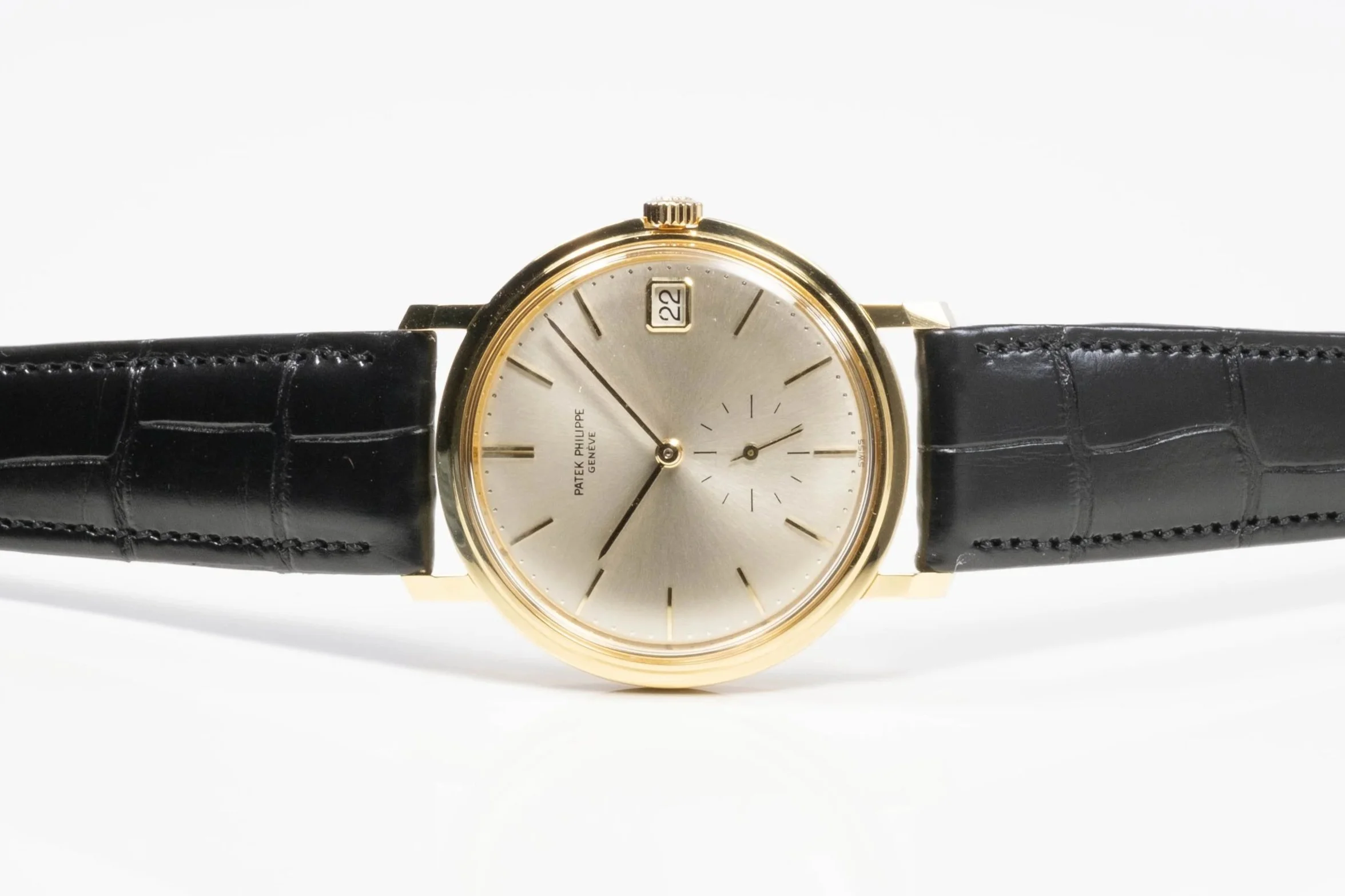PATEK PHILIPPE 3445 Automatik mit Datum Gelbgold