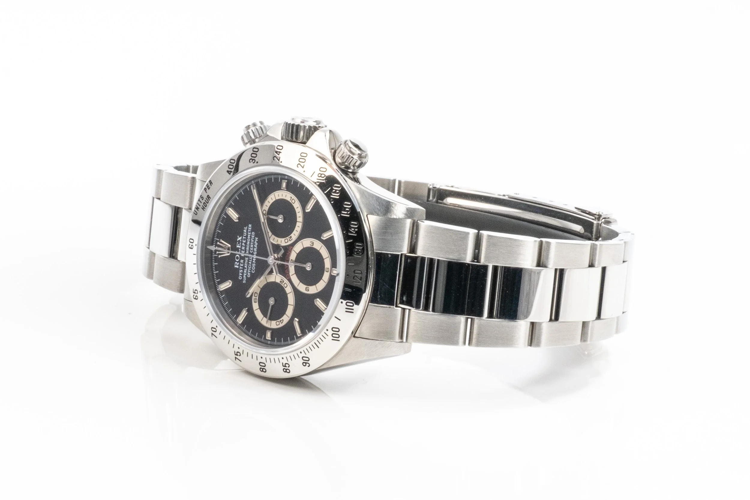 ROLEX Cosmograph Daytona 16520 "Zenith" Stahl seitlich 2510006.jpg