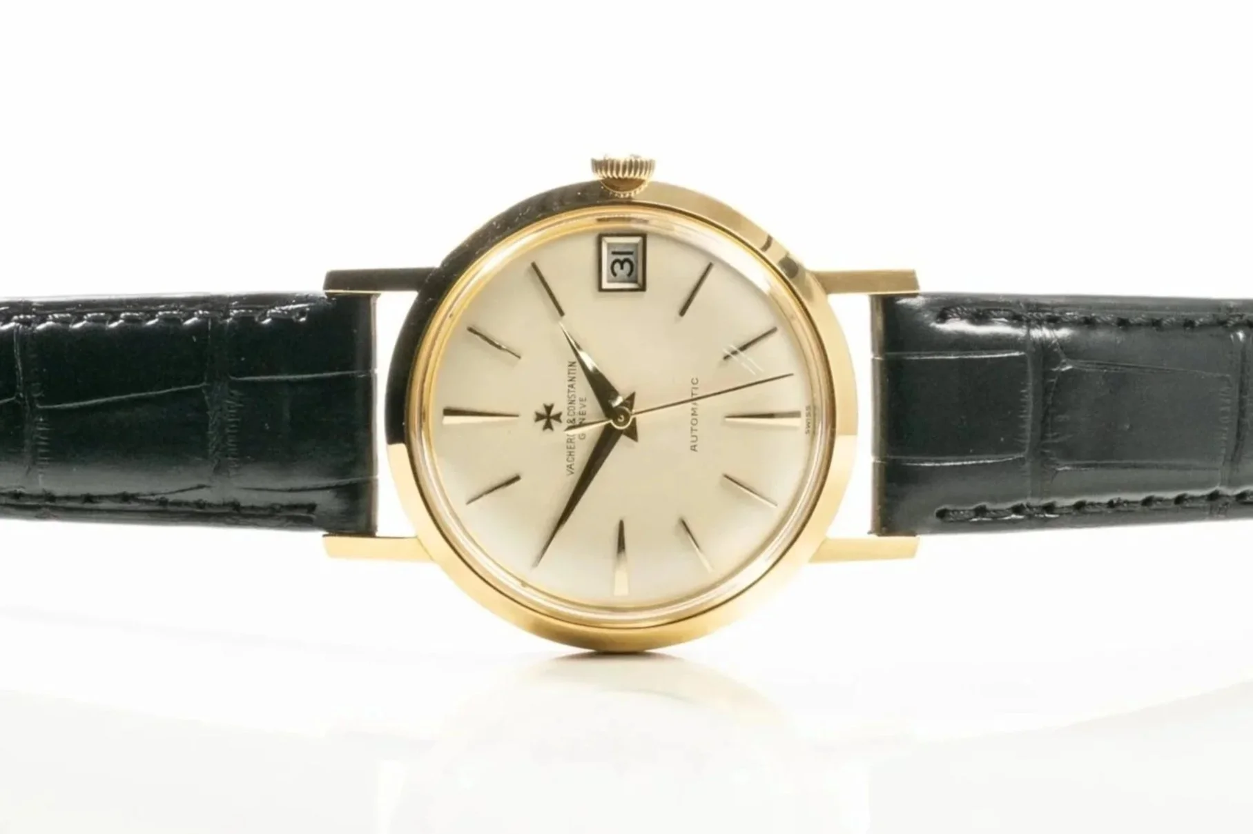 VACHERON CONSTANTIN Automatik mit Datum Gelbgold