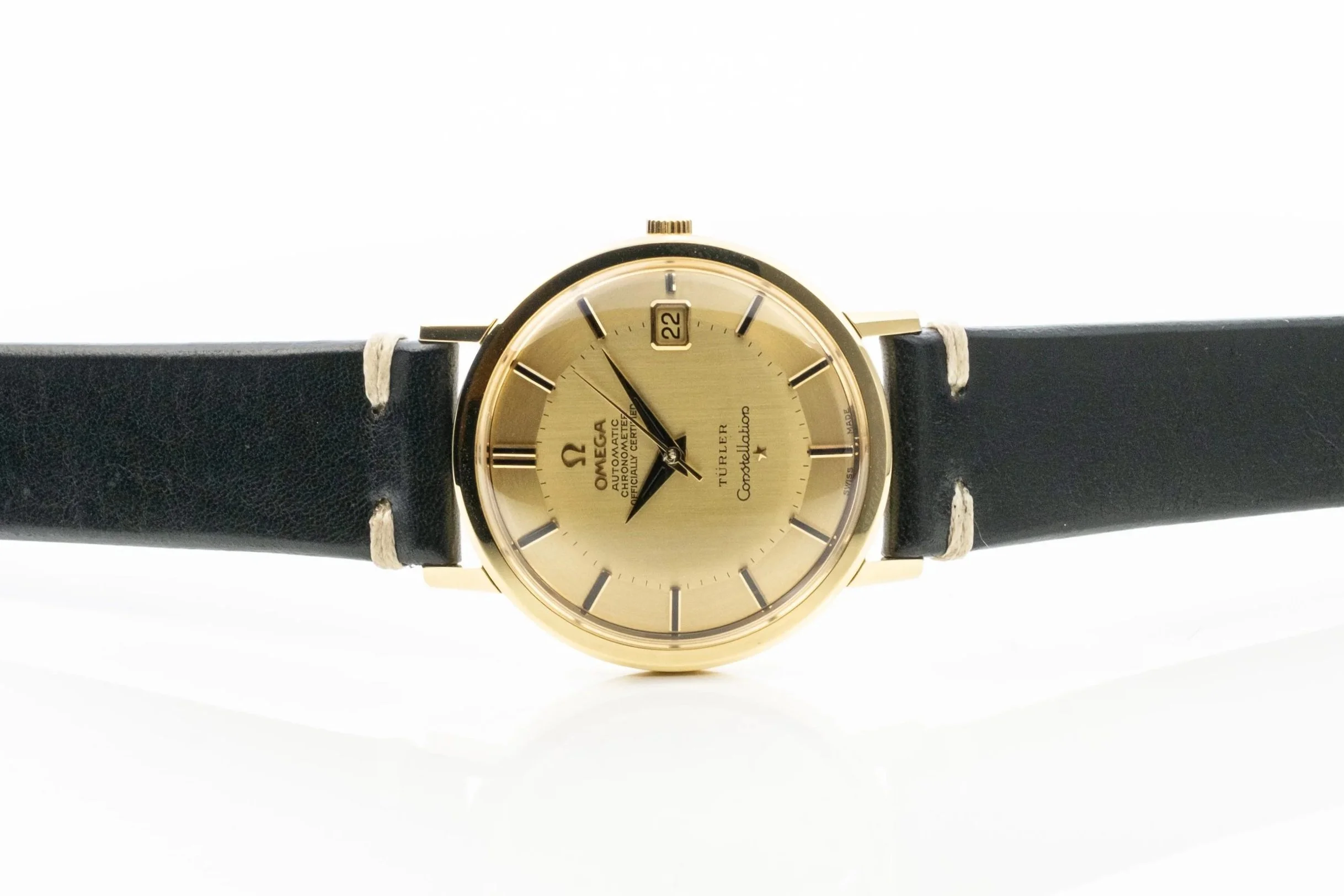 OMEGA Constellation Automatik "Türler" Gelbgold