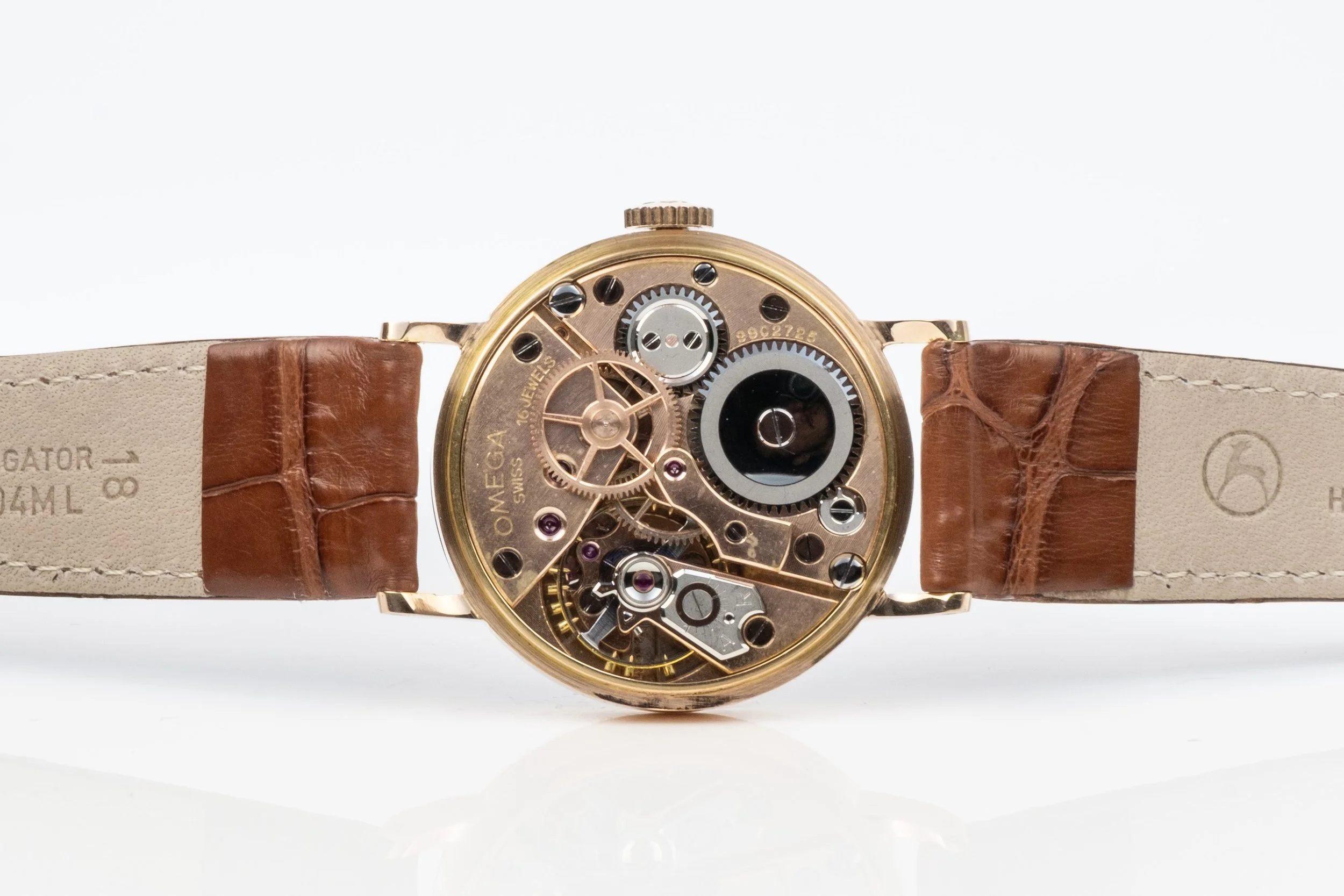 OMEGA seltener Chronometer 18ct. Roségold Uhrwerk 2412007.jpg