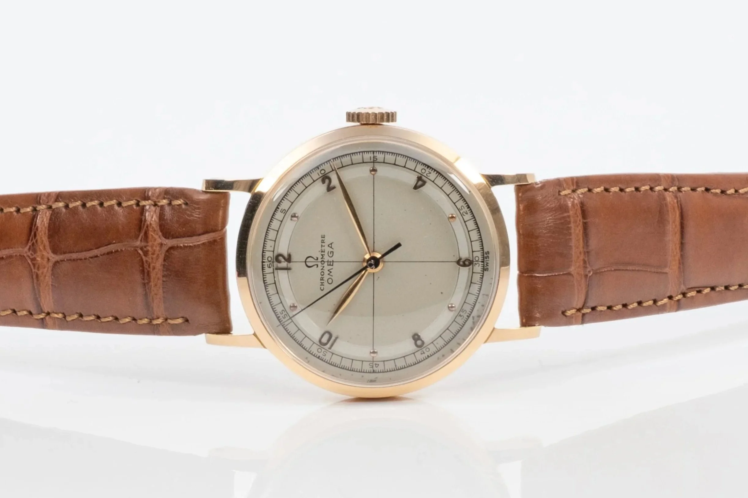 OMEGA seltener Chronometer 18ct. Roségold