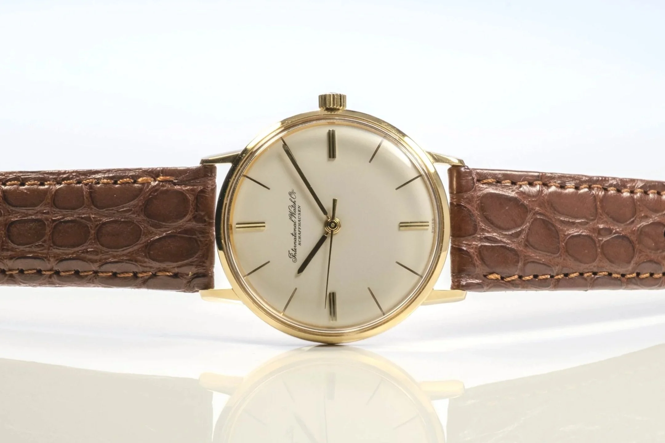 IWC Handaufzug 18ct. Gelbgold