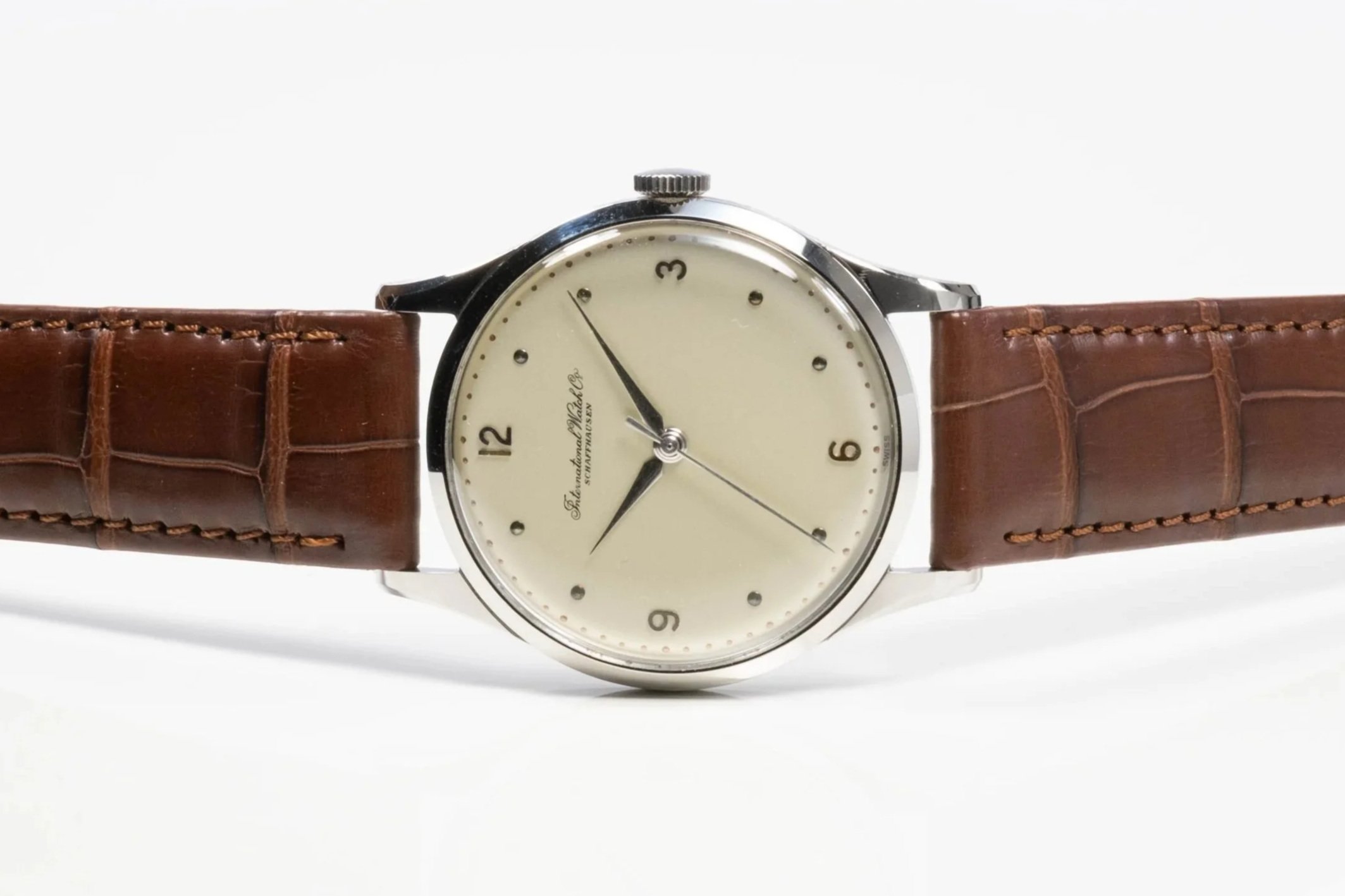 IWC Handaufzug Stahl