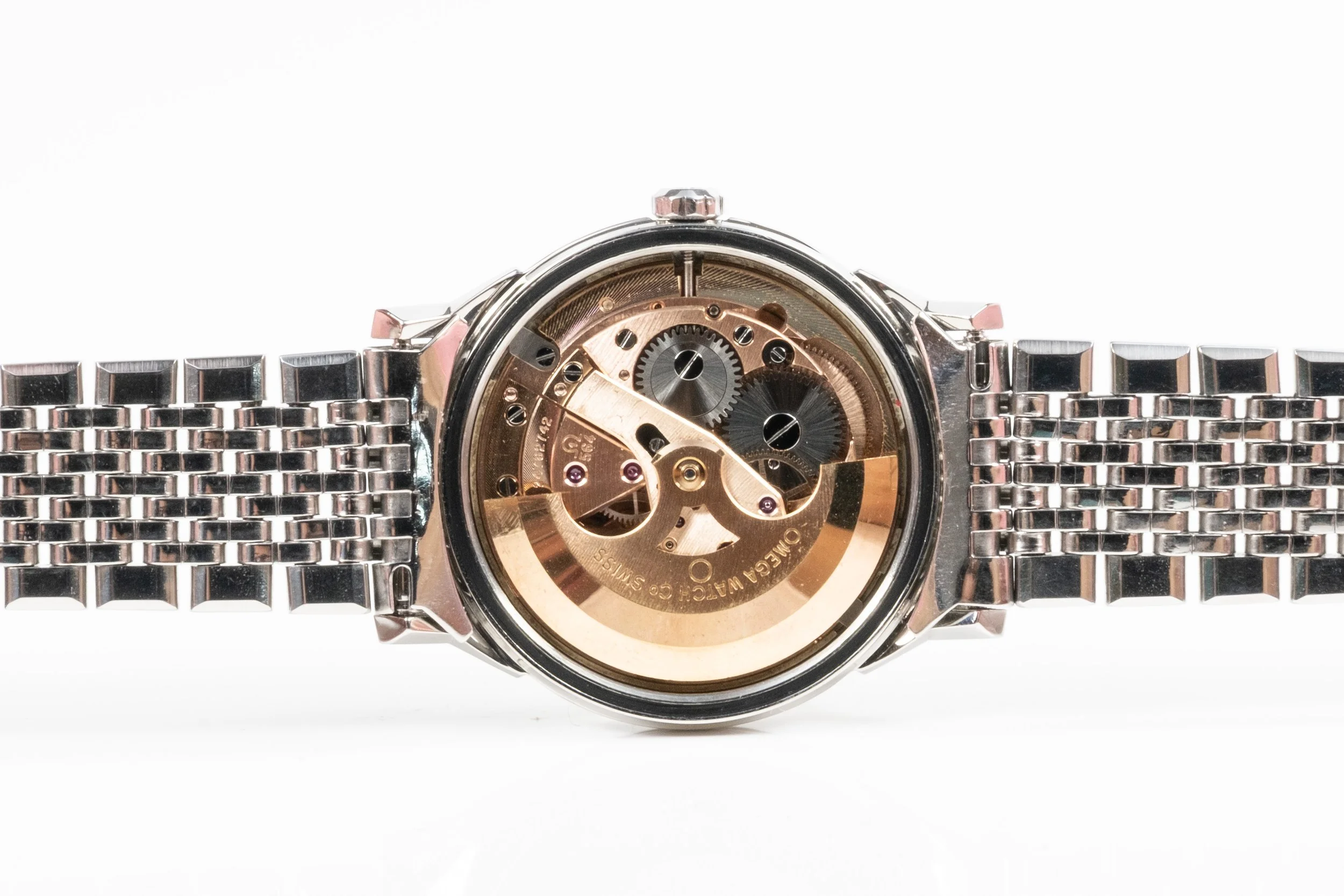OMEGA Constellation "Pie-Pan" mit Datum originales Stahlband Automatik Uhrwerk 2511011..jpg