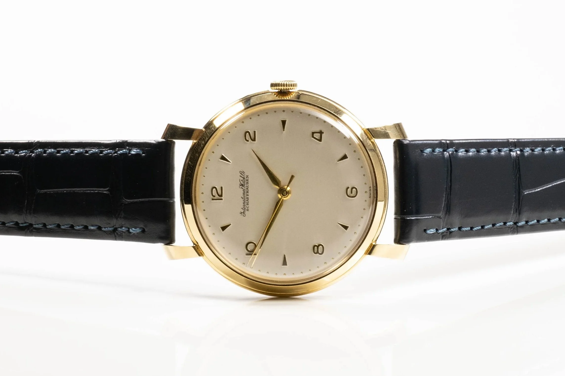 IWC "Shark Fin" Handaufzug Gelbgold