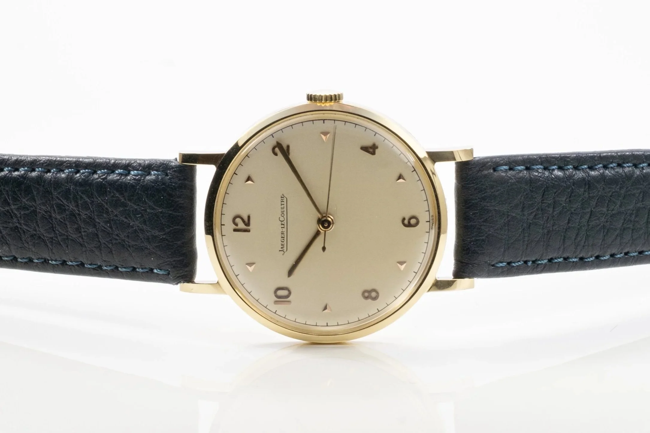 JAEGER-LECOULTRE originale Garantie Handaufzug 14ct. Gelbgold