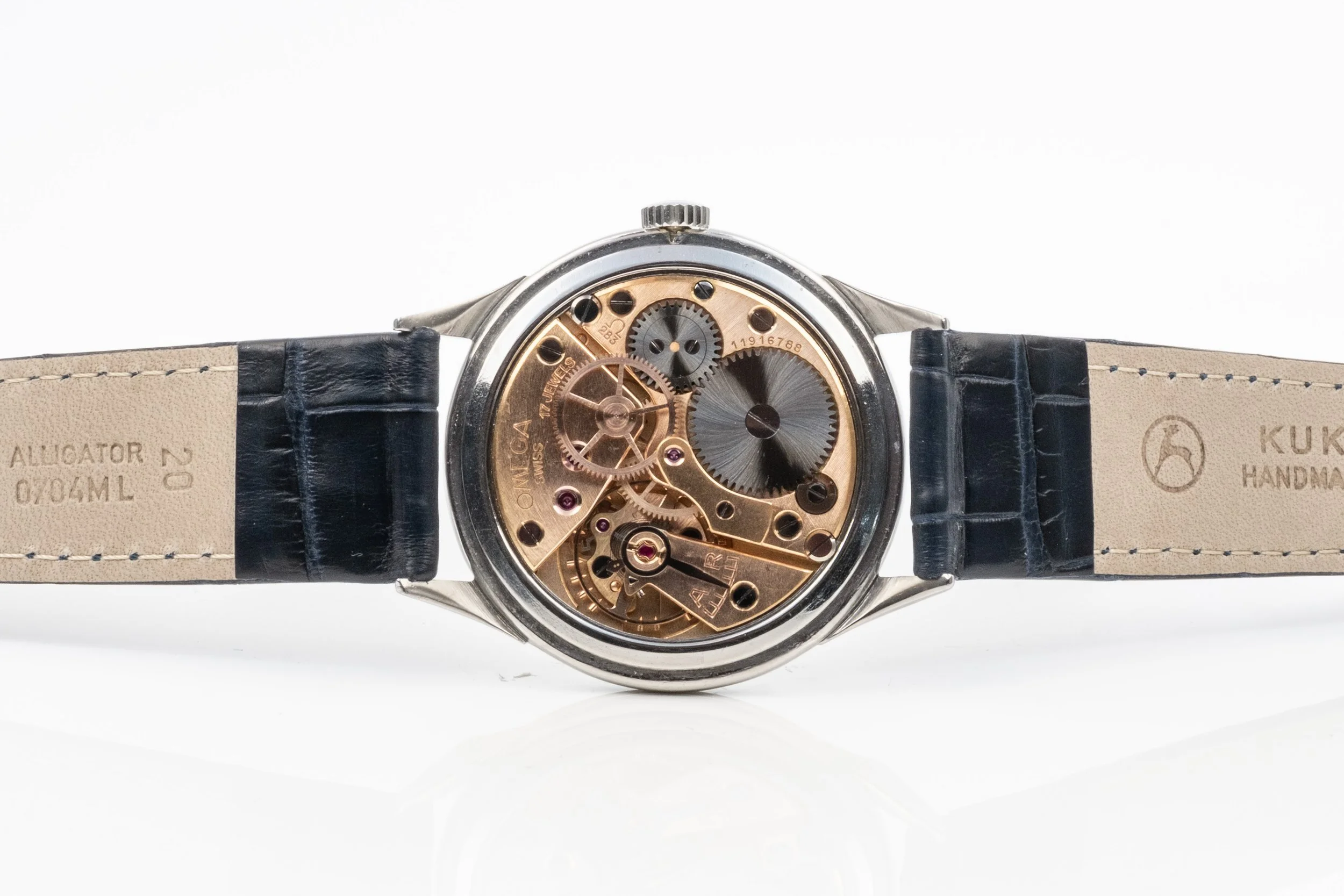 OMEGA "Jumbo" geprägte arabische Indexe Handaufzug Stahl Uhrwerk 2602016.jpg
