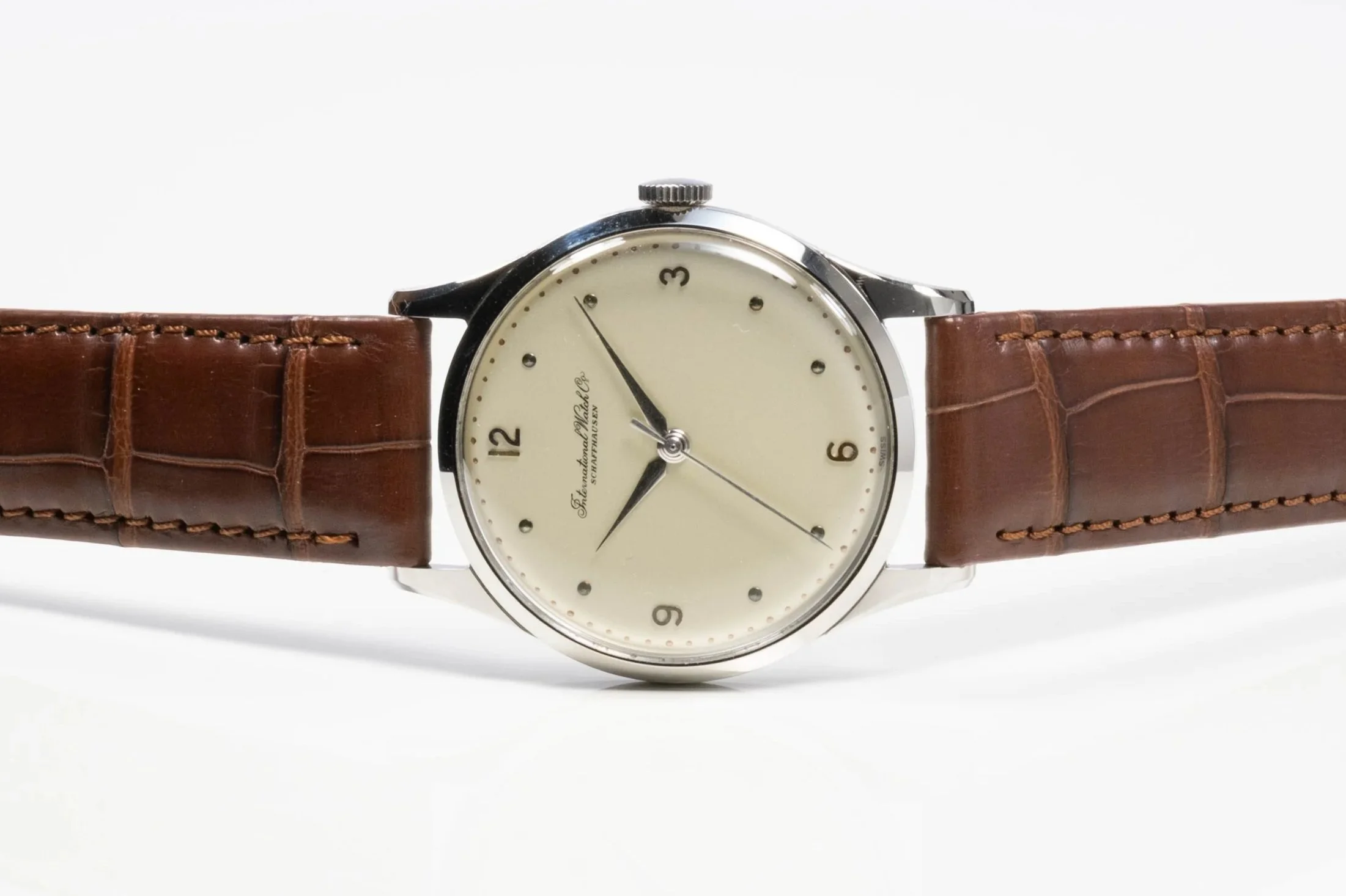 IWC Handaufzug Stahl