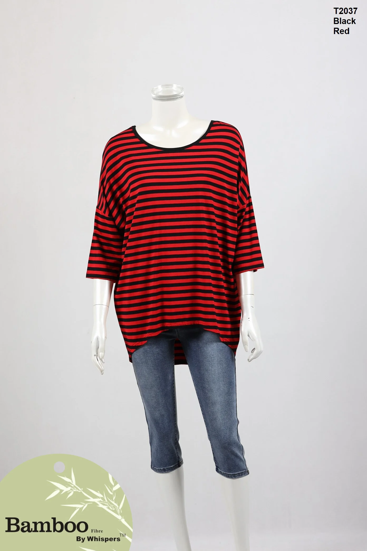 T2037-Bamboo Top-Black Red.JPG