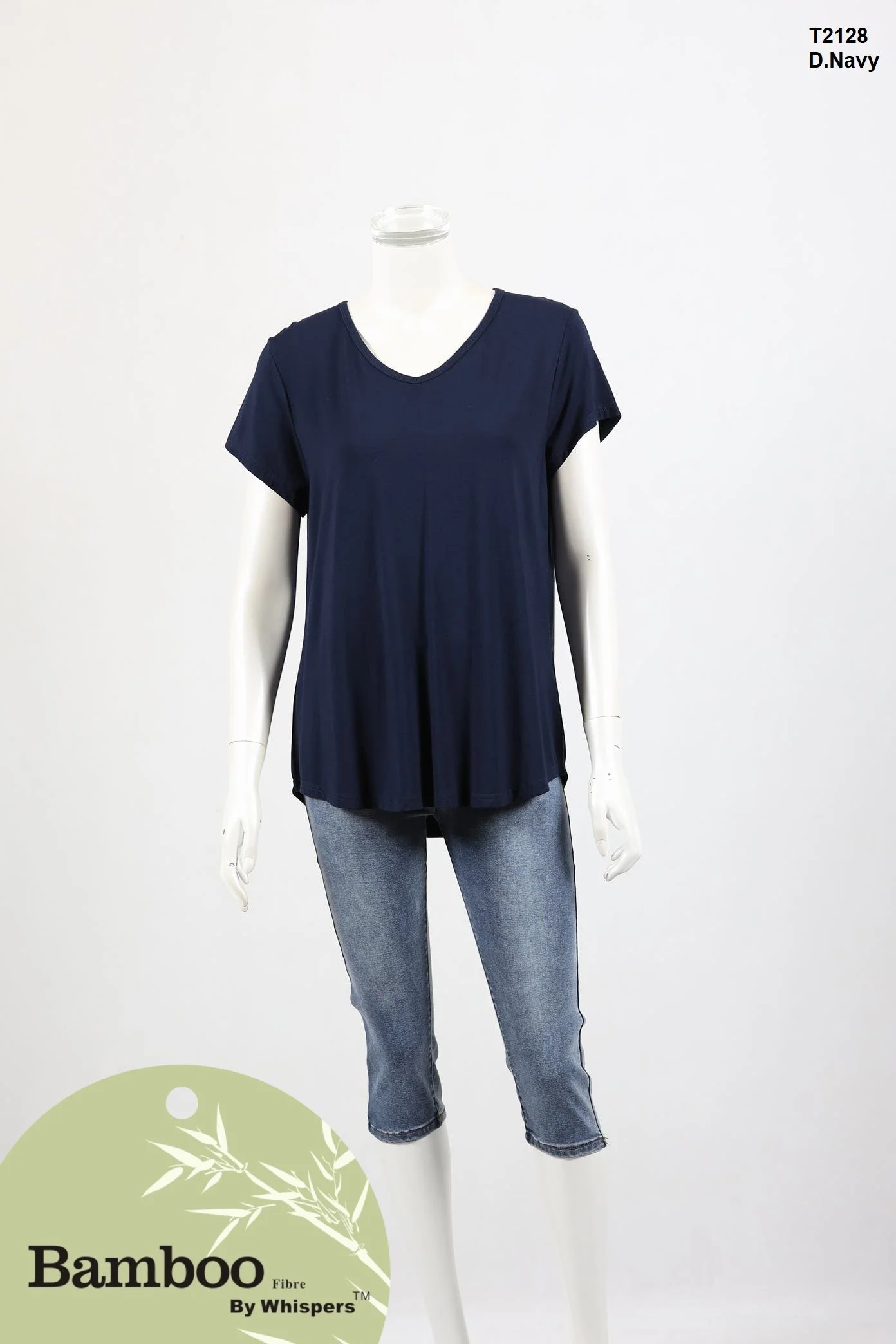 Diana Blue Stripe Bamboo Tee