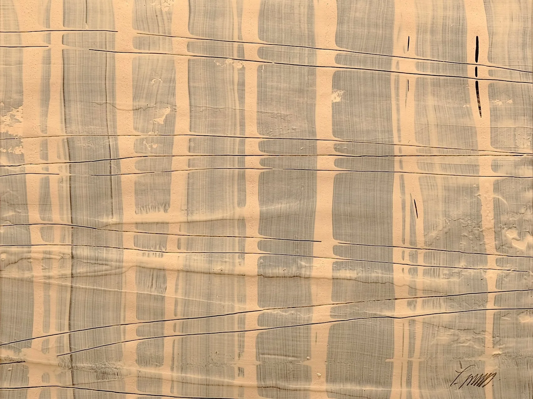  8A21  Acrylic &amp; graphite on paper 14”x17”   