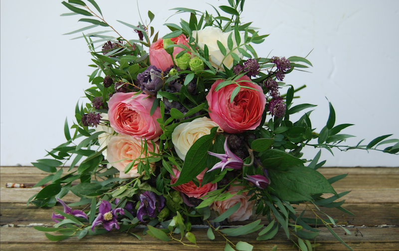 Kirsty's Bridal Bouquet, September 2017 Picture by Urban Flower Farmer