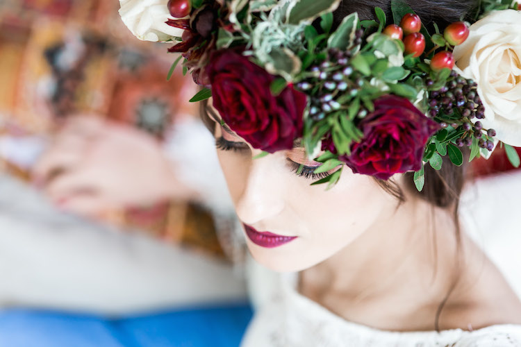 Love this shot of our flower crown by @theurbanflowerfarmer Photography by @carolineopacicphotography Make Up by @kayleighkmua Hair by @cassrizzuto Model @ evamaciag