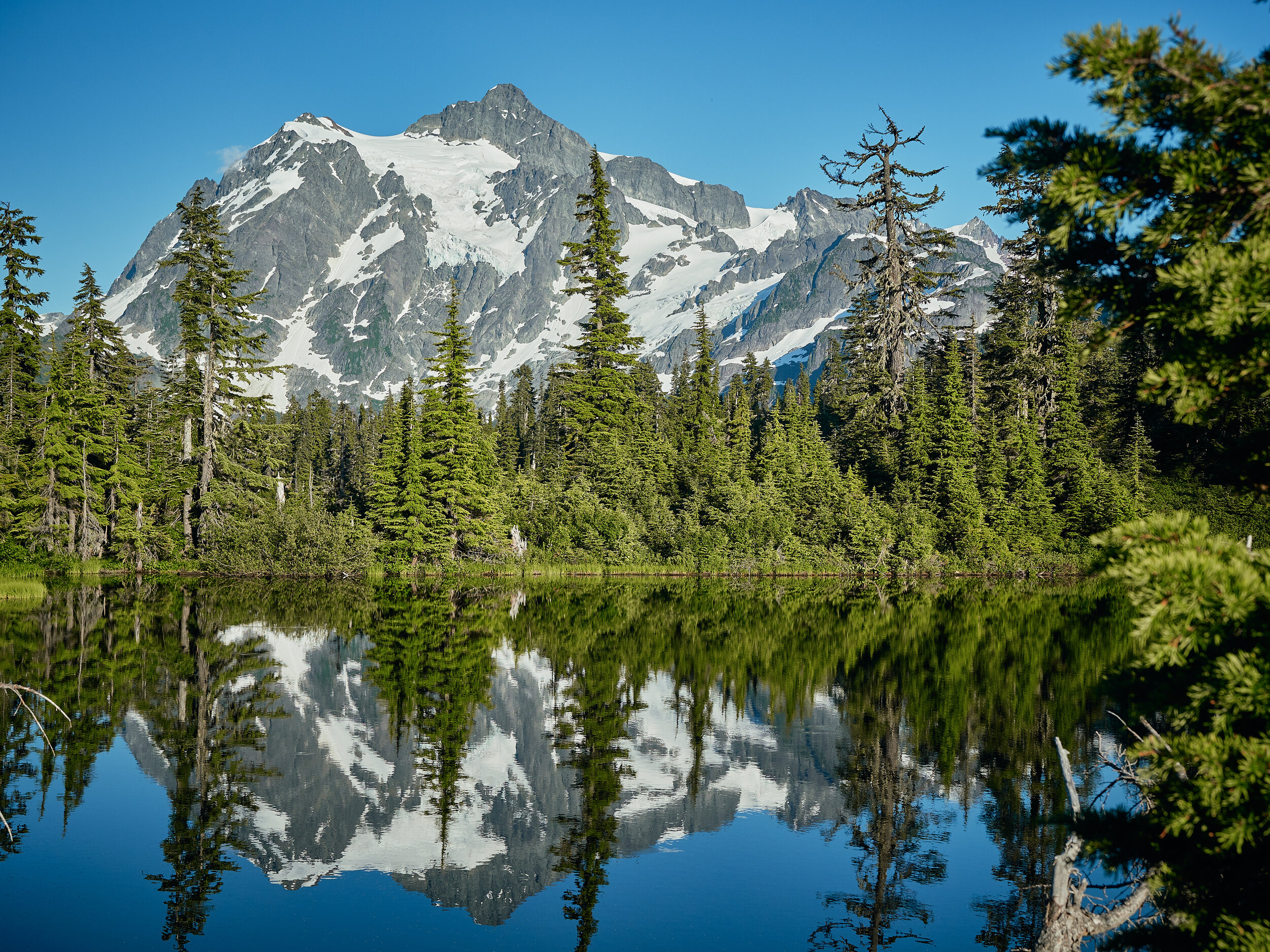 Mount Shuksan from Picture Lake