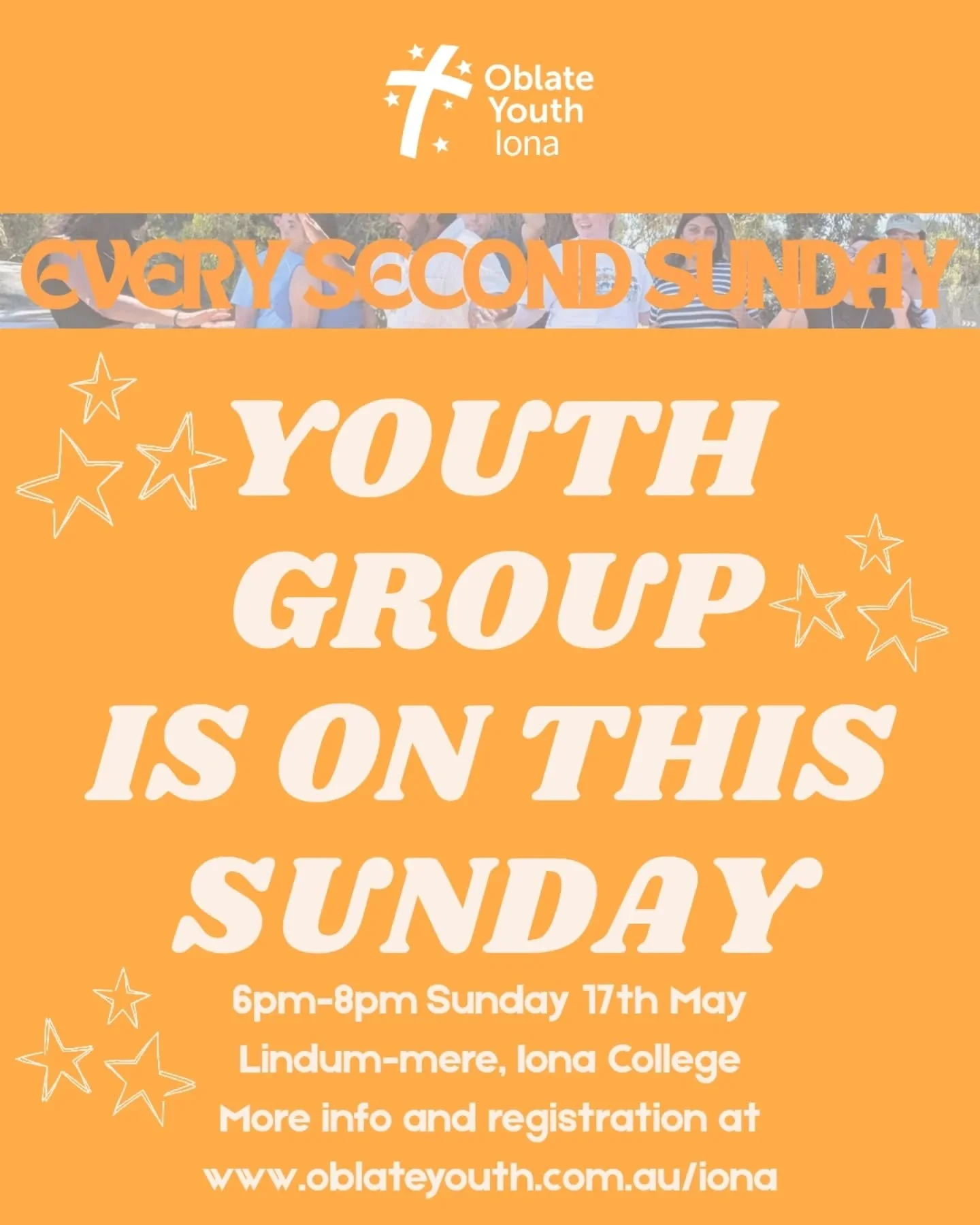Youth Group is on this Sunday, 17th May, at Iona College.
6pm-8pm. Come along as we continue our journey with The Chosen. See you tomorrow 😁 

More info at link in bio.

#oblateyouth #youthgroup #ionacollege #catholic #youth