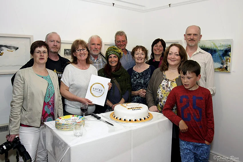 SOLAS GALLERY CELEBRATING IT'S 10TH BIRTHDAY WITH PRESENT AND PAST COMMITTEE MEMBERS