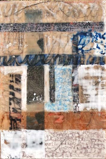Another chapter. Wax & Pigment monotype with encaustic by Niamh O'Connor - Copy.jpg