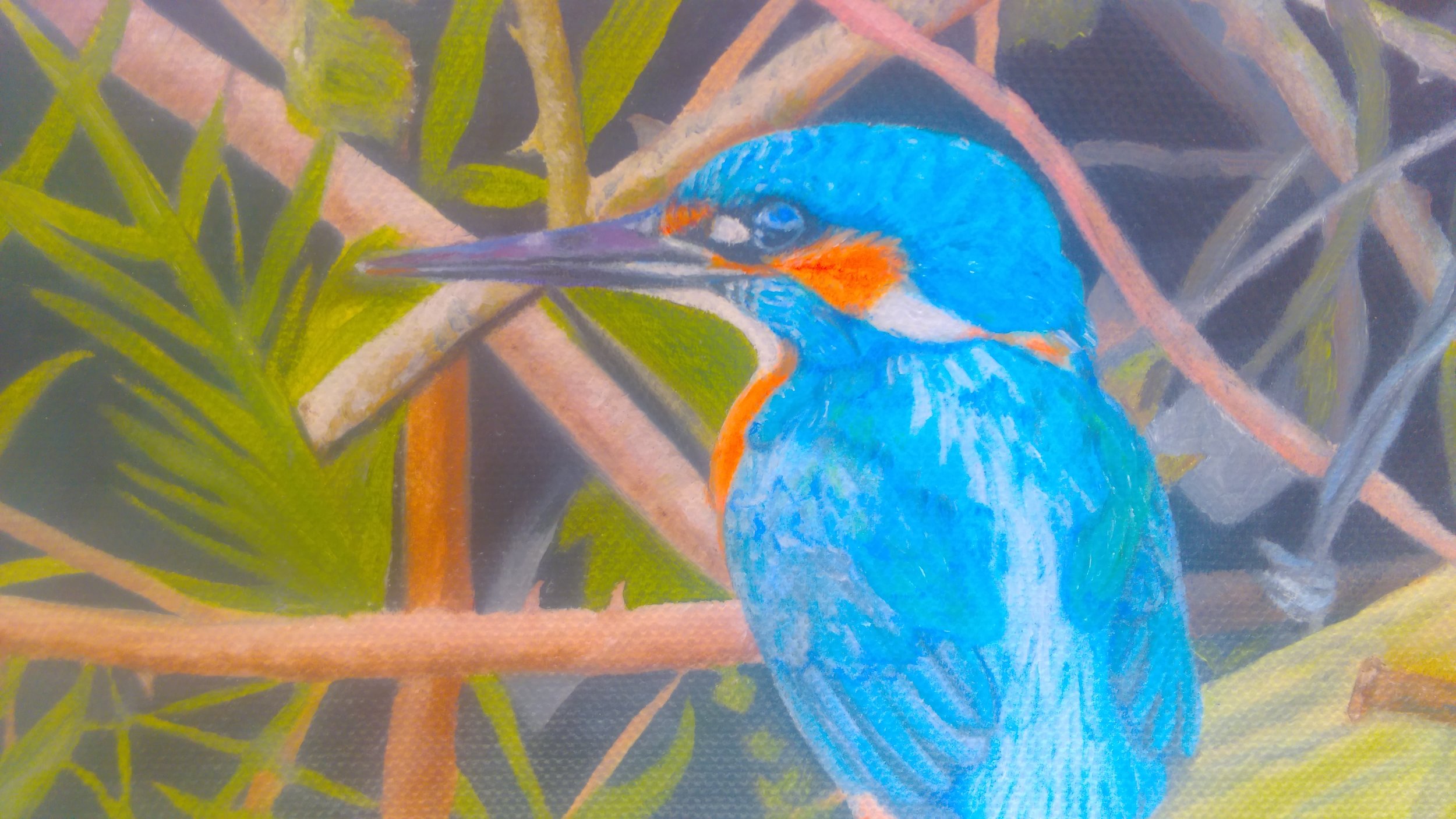 Anne Blanc kingfisher (oil).jpg