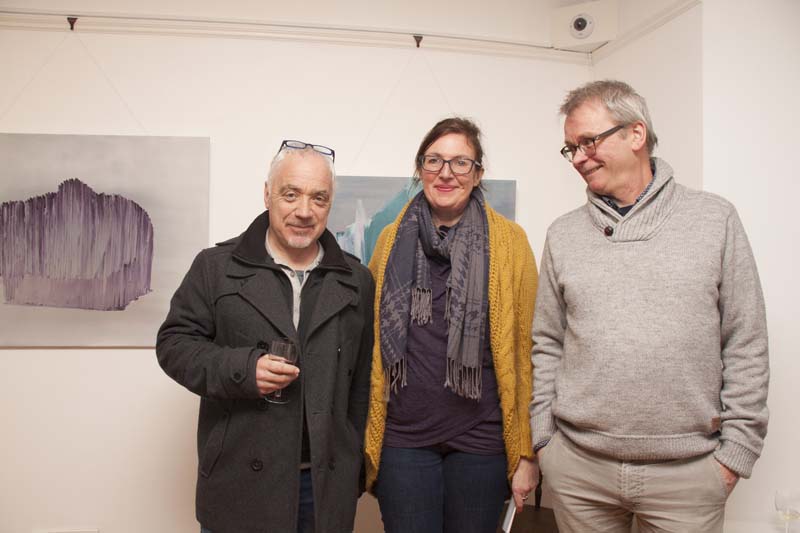 Artist John Cullen, Emma Stroude (0pened Exhibition) & chairman Louis McLoughlin at Solas Art Gallery.jpg