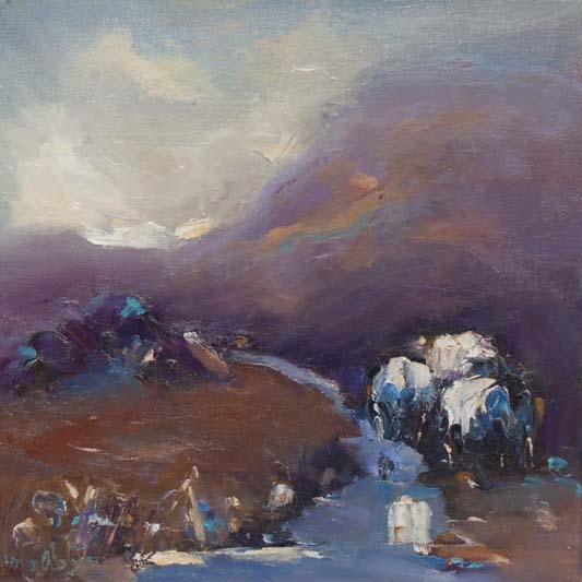 'Meandering through the bog', Marian O'Donoghue, Oils.jpg