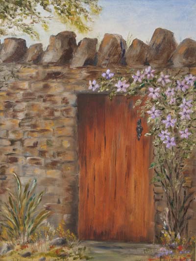 'My Garden Door', Marie Lee, oils.jpg