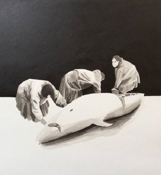 Family, Amy McGovern, Indian ink on paper 45x35cm.jpg