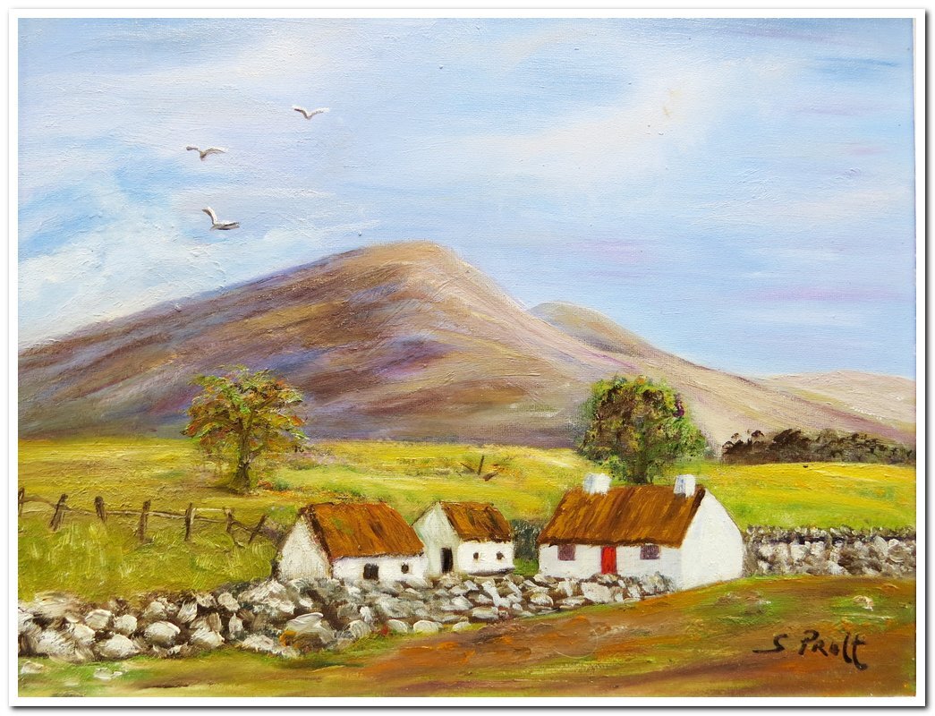 Donegal Cottages oil   50x 60 cms Price €175.jpg