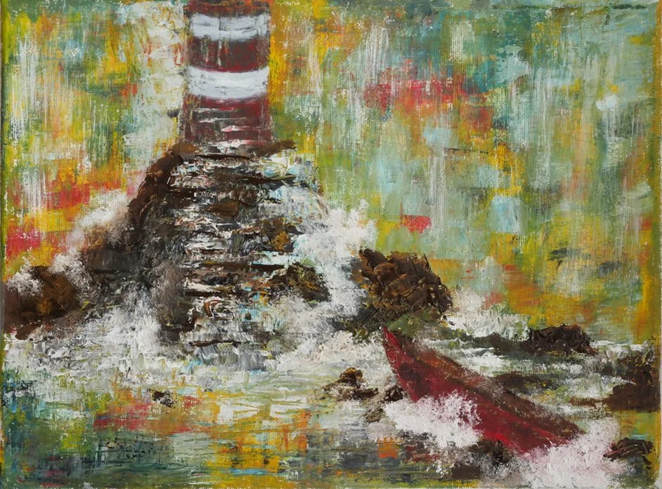 Sylvia Thirlway - Boat in a Storm.jpg