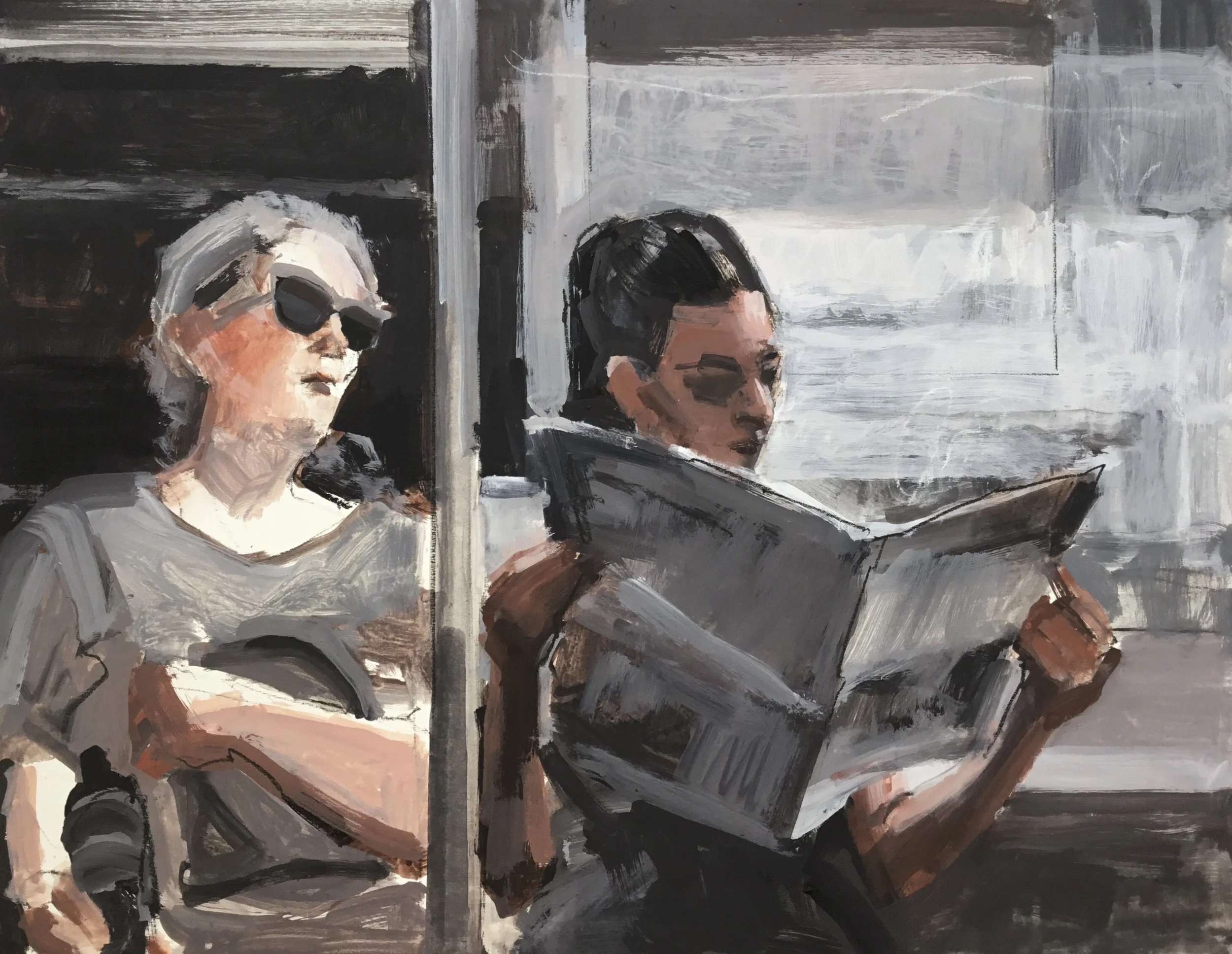 Two Women on Train, 2025