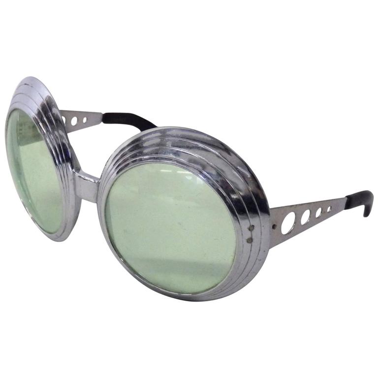 Accessoires Zonnebrillen & Eyewear Brillen Vintage brillen 1960's Frames Pop art Mod Stijl Bril Gemaakt in Frankrijk Door S.J Nieuwe Oude Stock Bruine toon 
