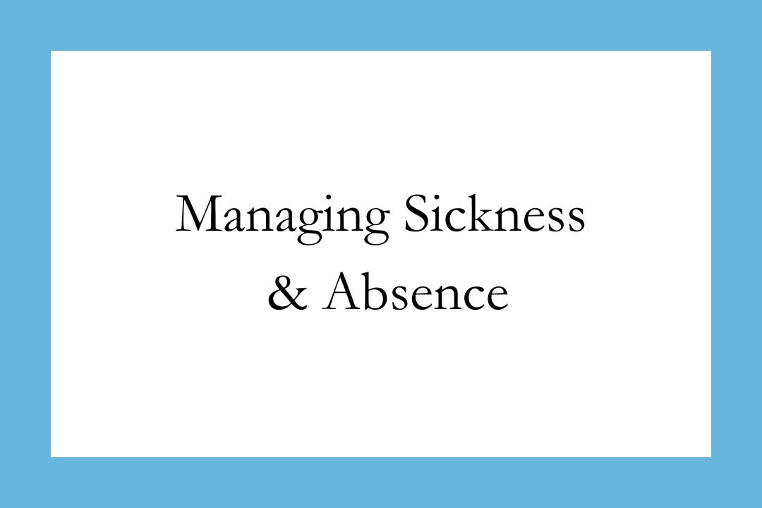 Managing Sickness Absence Workshop