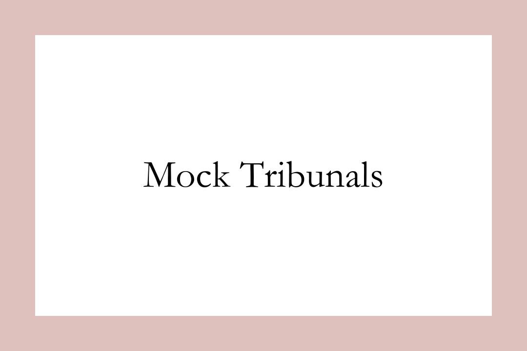 Mock Tribunals Workshop