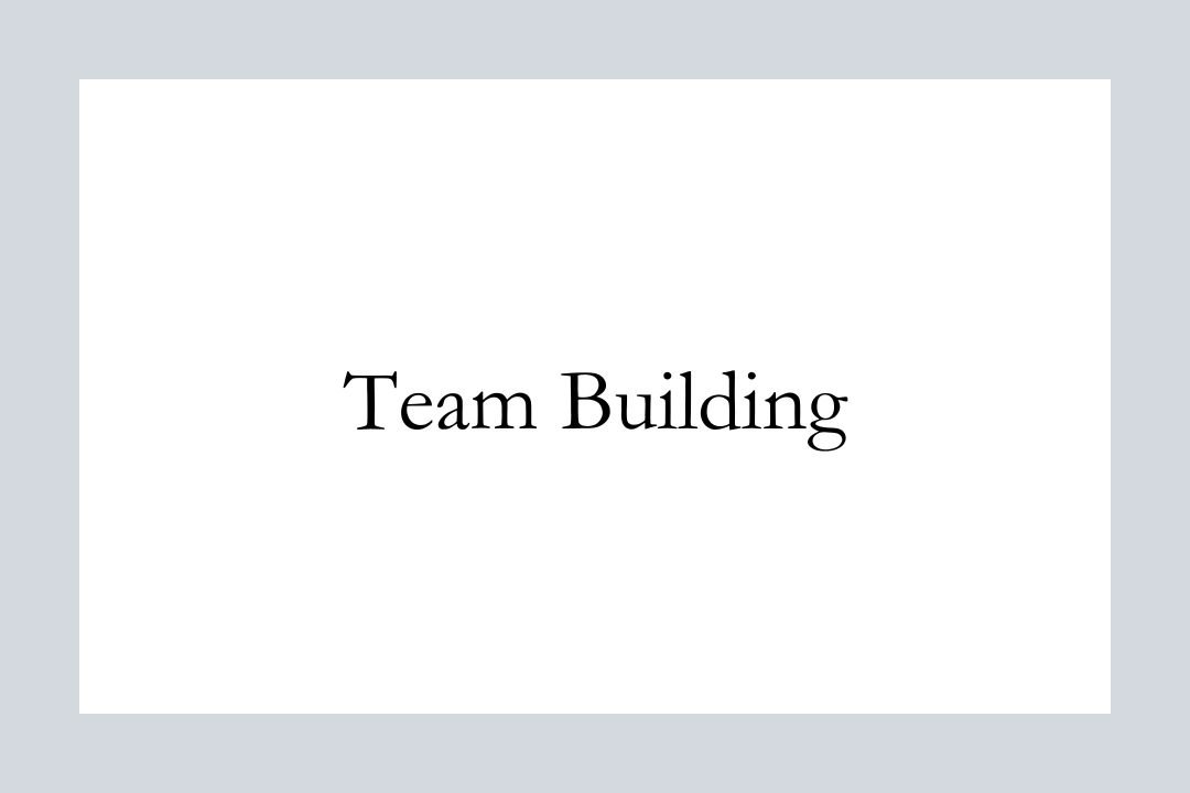 Team Building Workshop