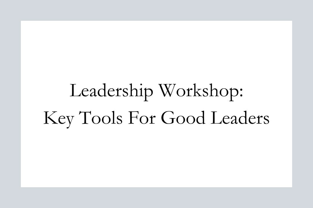 Leadership Workshop