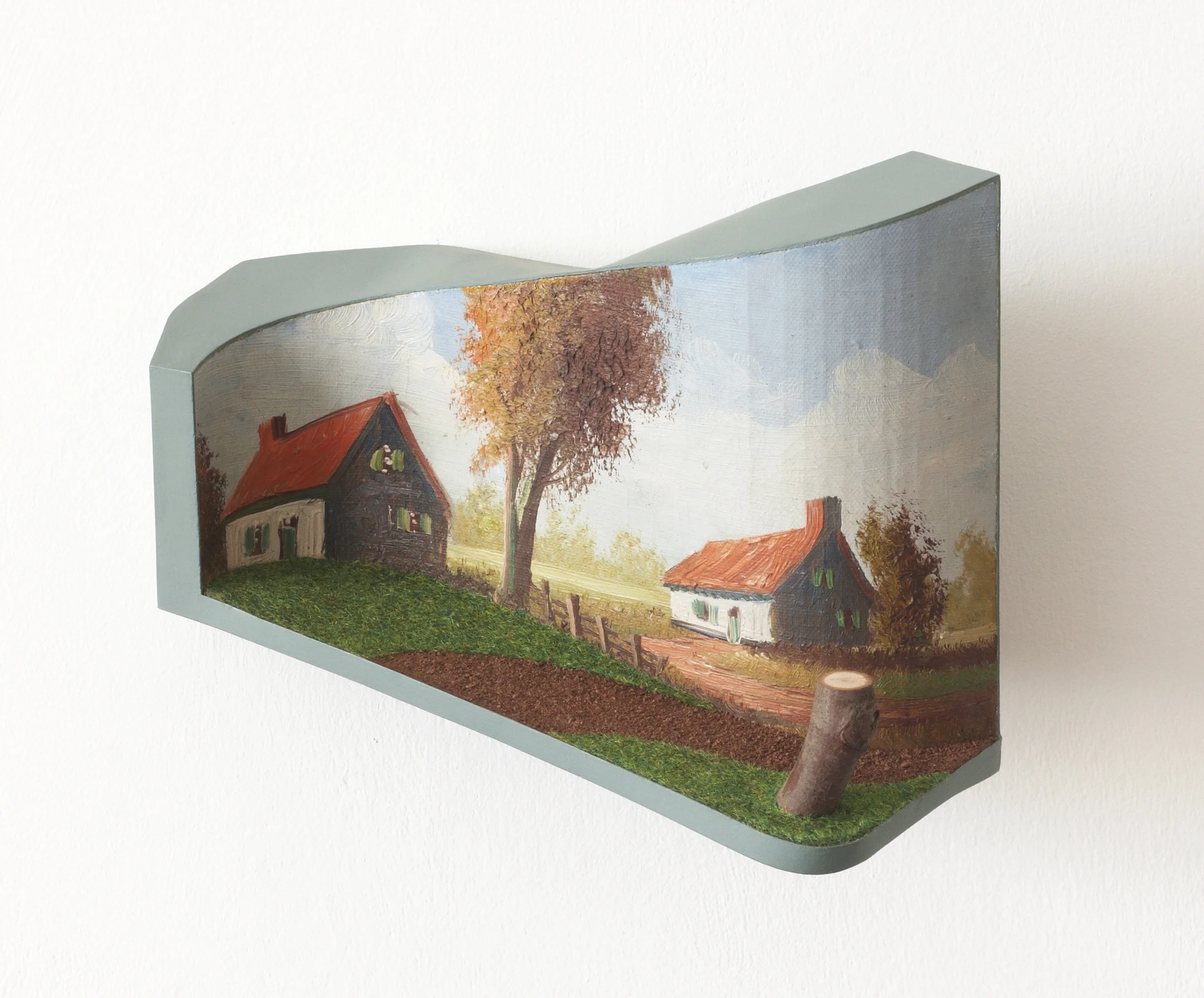 Bend in the Road (2006) 18 x 25 x 15.5 cms