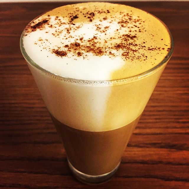 3 Shots of Forza pulled on #ristretto make the perfect #cappuccino 
#milazzocoffee #cinnamon + #cocoa