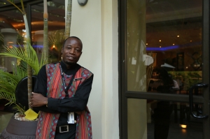  Dearson, one of the waiters at the restaurant in Dar Es Salaam