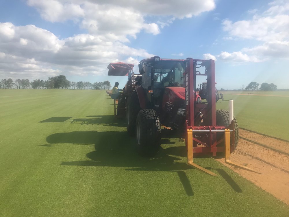 Jumbo Roll Kikuyu Harvester