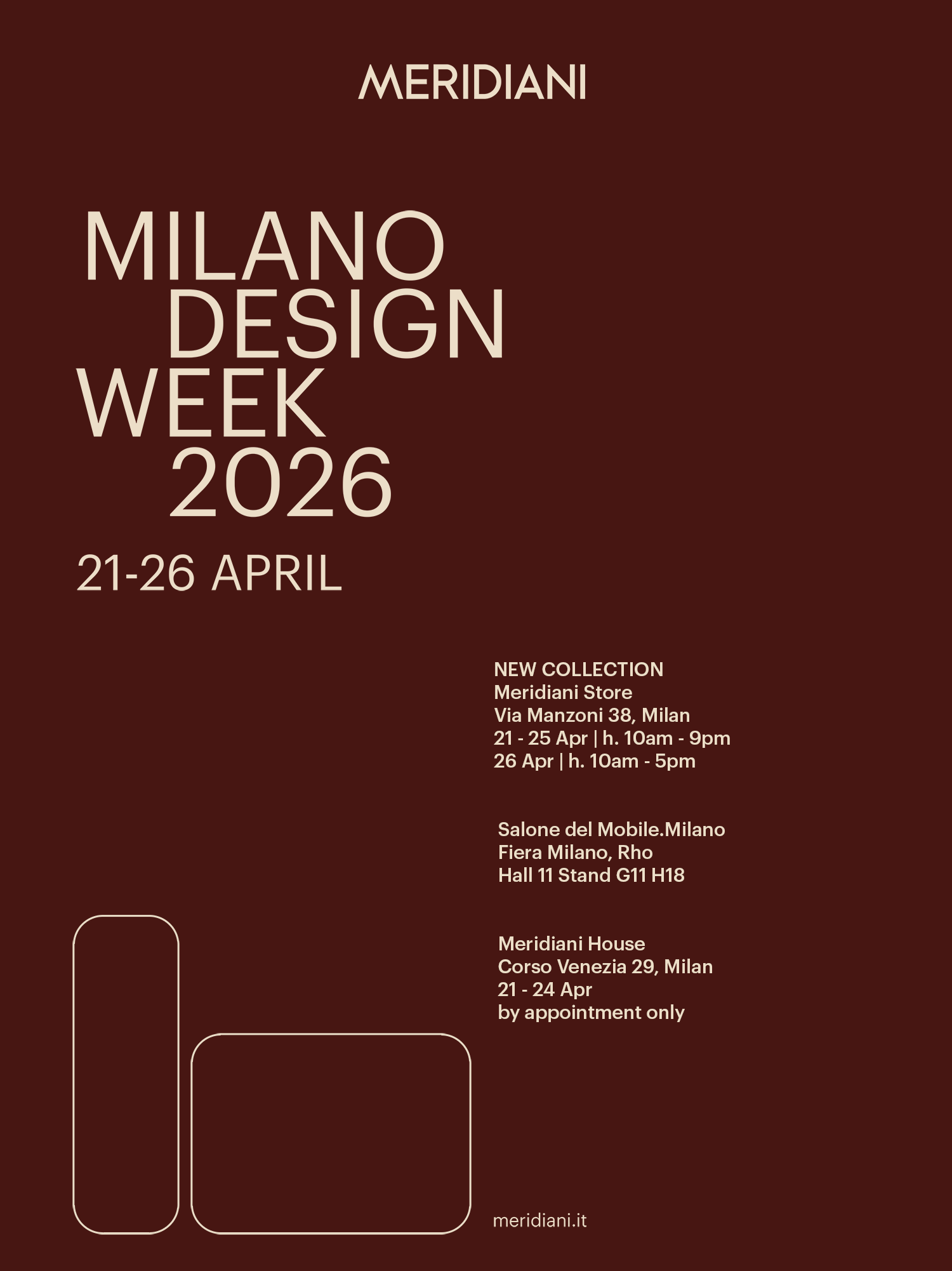 Meridiani @ MDW 2026 