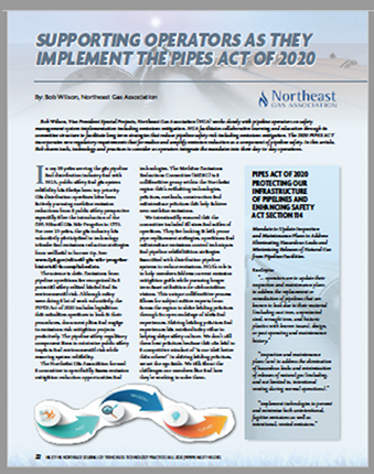 PIPES ACT - Northeast Gas - 2022