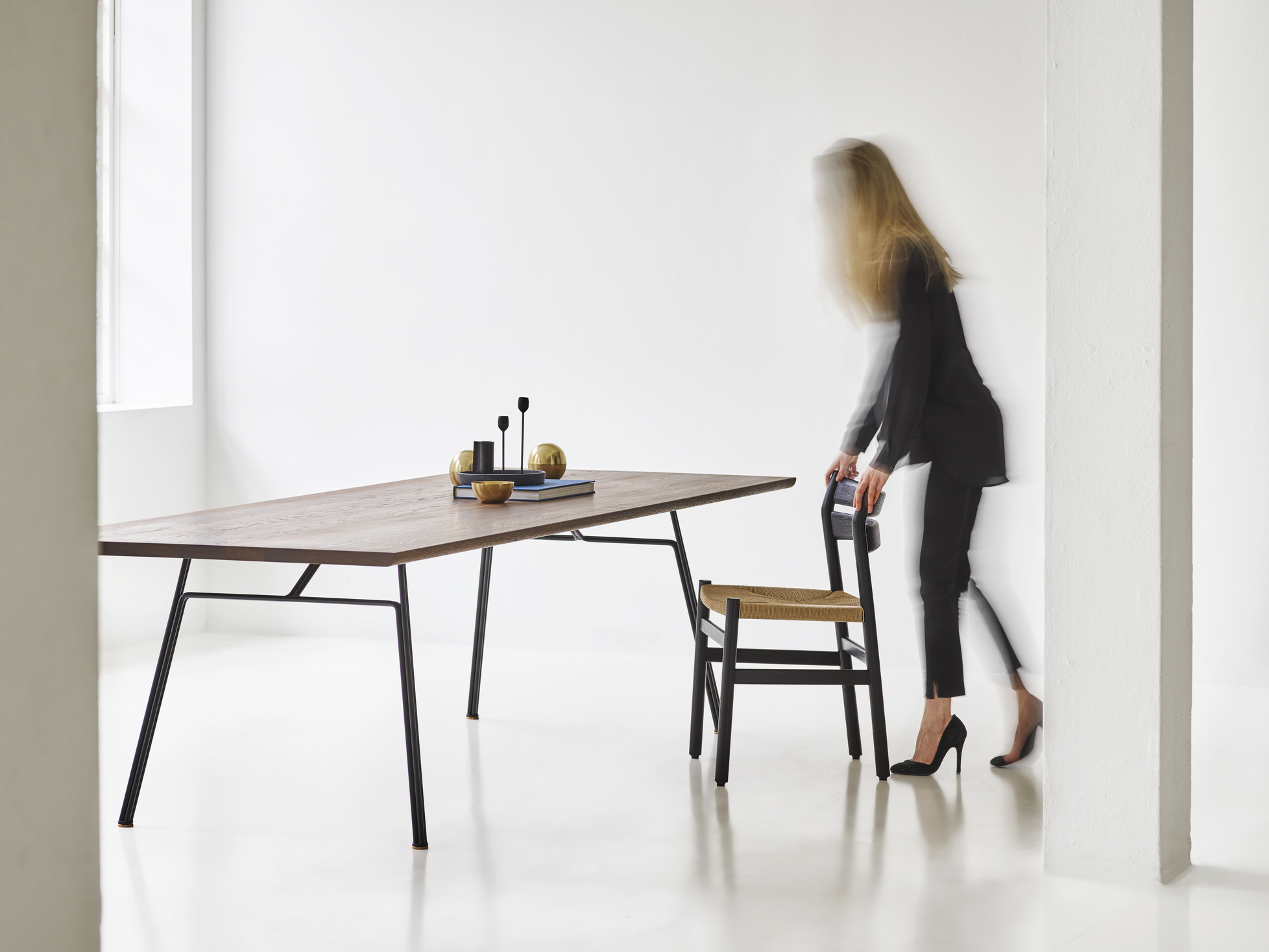 corduroy table by christian troels