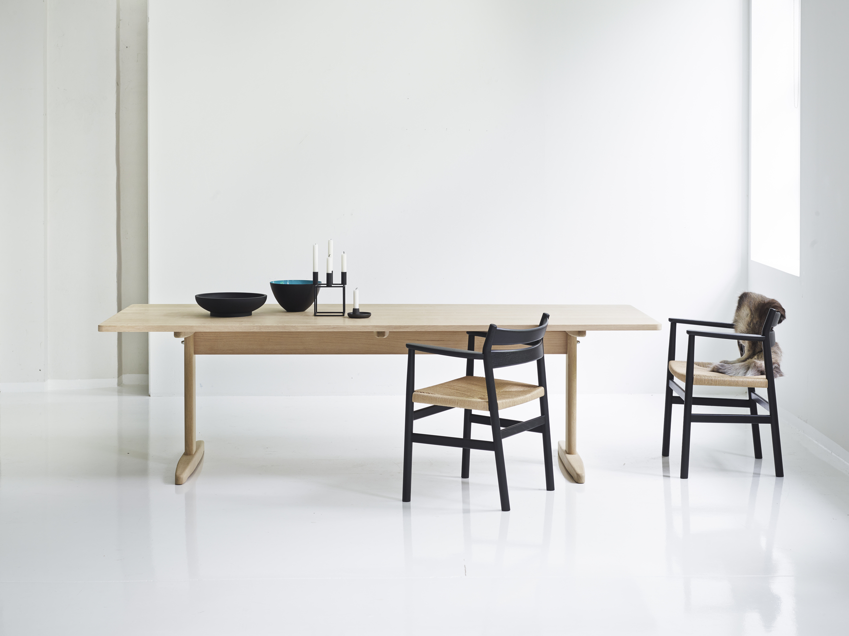 shaker table by borge mogensen