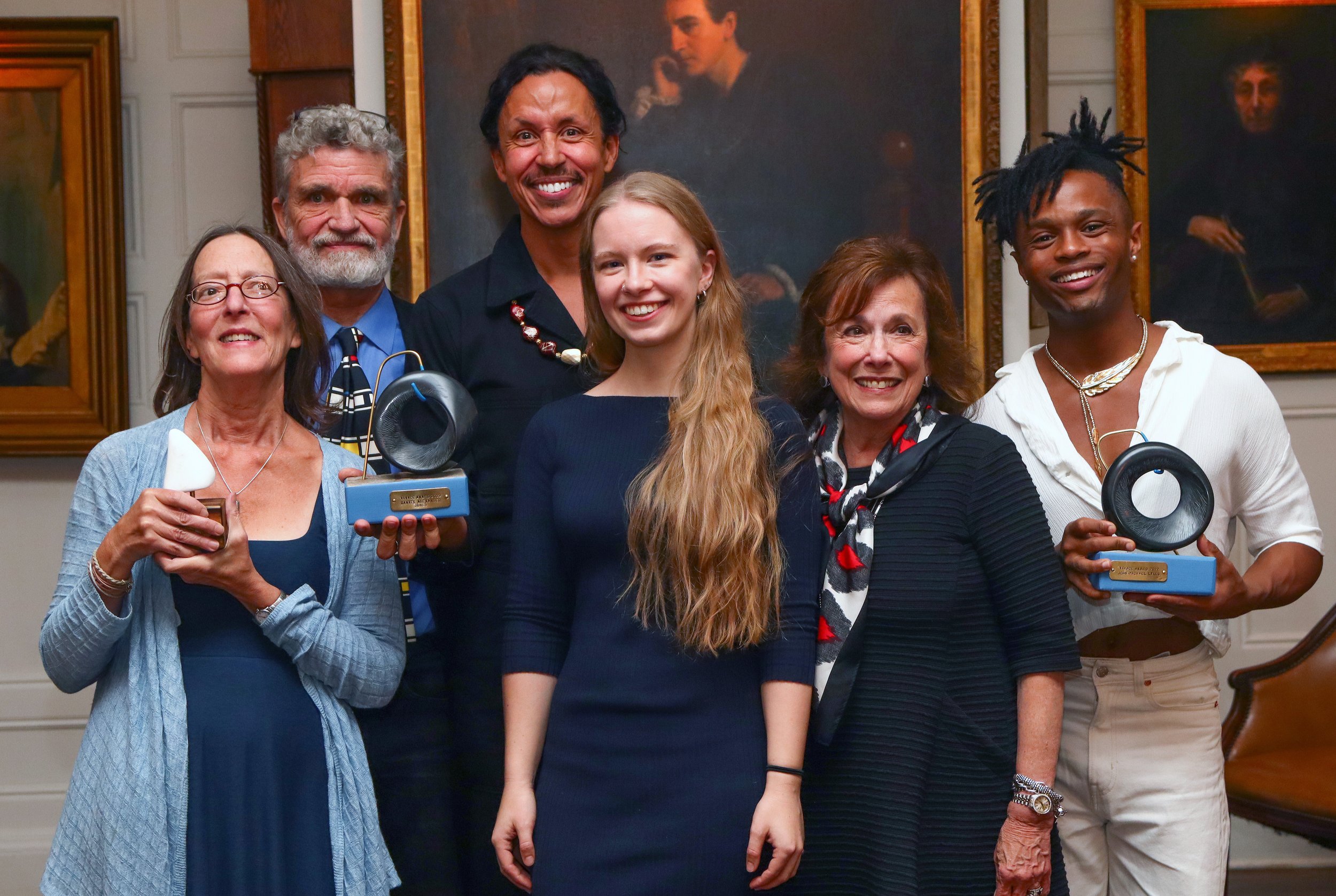  Back row: Bruce Ostler, Daniel Alexander Jones Front row: Deb Margolin, Kate Bussert, Sheilah Rae, John-Michael Lyles 